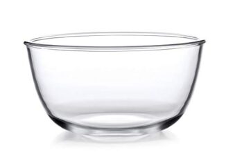 CELLO Ornella Round Glass Mixing Bowl For Kitchen 1500ml Transparent | Freezer & Fridge Safe, Microwave Oven & Dishwasher Safe Leadfree Toughened Crysral Glass Bowl For Serving Mixing Dining & Gifting