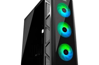 Ant Esports Dynamic GT Mid-Tower Computer Case/Gaming Cabinet – Black | Supports E-ATX, ATX, Micro-ATX, Mini-ITX | Pre-Installed 3 x 120mm Front Fans and 1 x 120 mm Rear Fan