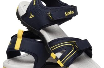 YOHO TrailMark 002 Sports Sandals for Men | Comfortable & Lightweight | Flexible & Breathable | Footpharma footbed | Anti-Skid Footwear for Trekking, Hiking & Outdoor | Mystery Blue – UK 9