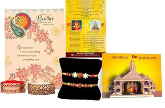 ARCHIES GREATEST Rakhi Collection for Rakshabandhan | Rakhi For Brother | Rakhi for Bhaiya and Bhabhi | Rakhi Combo Gift Hamper (A1)