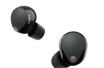 Sony WF-1000XM5 Best Active Noise Cancelling Wireless Bluetooth Earbuds with Mic, TWS, Up to 24 Hours Battery Life – Black