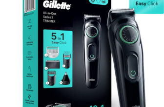 Gillette AIO3 Trimmer 50 min  Runtime 40 Length Settings(Black)