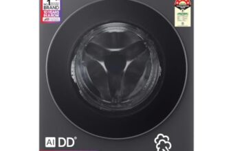 LG 15 Kg, 5 Star, AI Direct Drive Technology, Wi-Fi Enabled, Steam, Fully Automatic Front-Loading Washing Machine (FX62515B9E, Allergy Care, Turbowash 360⁰, 6 Motion DD, 2026 Model, Essence Graphite)
