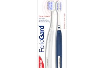 Colgate Periogard Gum Expert Toothbrush – Ultra Soft Manual Toothbrush For Adult (Pack of Two), Multicolor