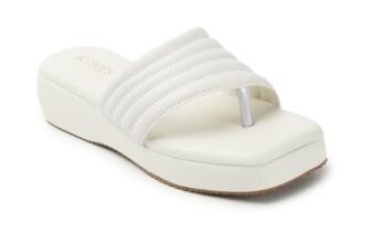 Iconics Women’s Slip On Comfortable Sandals for Daily Work Casual Use I ICN-ST-Wn-47 White 4 Kids UK