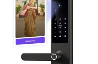 Native Lock Pro by Urban Company | Smart Door Lock with in-Built HD Camera & Home Doorbell Connect | 7-Way Unlock | See & Unlock from Anywhere | 3-Year Unconditional Warranty | Free Installation