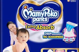 MamyPoko Pants Extra Absorb Baby Diapers, Medium (M size) | 7-12 kg | 148 Count |Deep Sleep Diapers| Soft gentle fit |Deep Absorbent Crisscross | skin friendly with coconut oil | (74 count, Pack of 2)