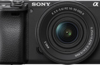 SONY ILCE-6400K/BQ IN5 Mirrorless Camera Body with SELP16502 Power Zoom(Black)