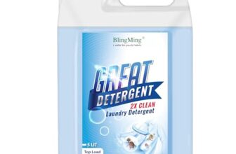 BlingMing Laundry Liquid Detergent, for Front Load and Top Load Washing Machine, Biodegradable, Non-Toxic, Eco-Friendly Liquid, Contain Natural Ingredients, Long Lasting.