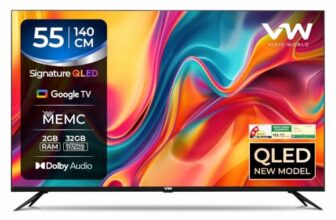 VW 140 cm (55 inches) Pro Series 4K Ultra HD Smart QLED Google TV VW55GQ2