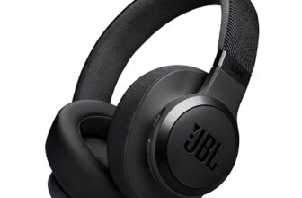 JBL Live 770NC Wireless Over Ear Headphones with True Adaptive Noise Cancelling, Smart Ambient, Spatial Sound, Multipoint Connect, PersoniFi 2.0, Customized EQ, Google Fast Pair, BT 5.3 Black