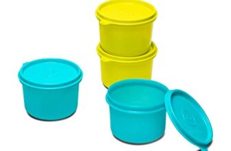 Tupperware Multipurpose Liquid Tight Executive Lunch Bowl 450 Ml 4 Piece Plastic Multicolour