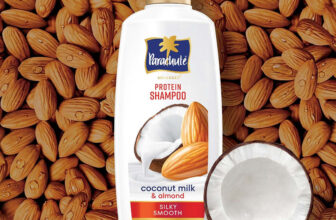 Parachute Advansed Silky Smooth Protein Shampoo Up to 2X Smoother Hair Coconut Milk & Almond(650 ml)