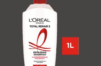 L’Oréal Paris Total Repair 5 Shampoo | Pro-Keratin & Ceramide For Damaged and Weak Hair(1 L)