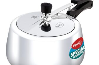 Pigeon by Stovekraft 2 Litre Special Plus Aluminium Inner Lid Induction Base Pressure Cooker (Silver) BIS Certified