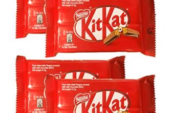 KIT KAT Crisp Wafer Covered with Milk Chocolate, 4 X 41.5 Grams