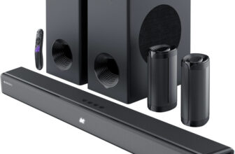 ZEBRONICS Juke Bar 9775 (Zeb-SBSPK C9),650W, 5.2.2 Surround, BTv5.3, Dolby Atmos 650 W Bluetooth Soundbar(Black, 5.2 Channel)