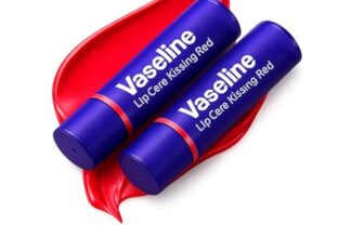 Vaseline Colour+Care Kissing Red Tinted Lip Balm Stick 3g (Pack of 2)