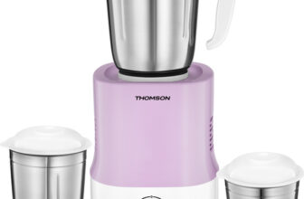 Thomson UltraMix 500 W Juicer Mixer Grinder(UltraMix | 3 Jars | Lavender Pink, Pearl White)