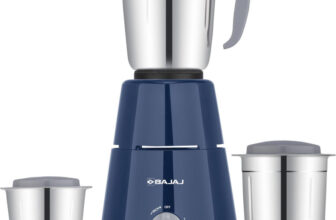 BAJAJ GX 1 500 W Mixer Grinder(410570 | 3 Jars | Blue)