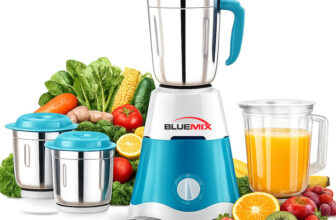 Bluemix Smart 750 W Juicer Mixer Grinder(Jar with High Performance Motor | 4 Jars | White, Green)