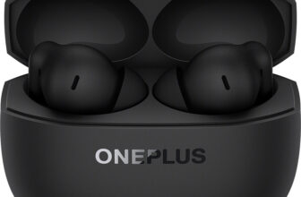 OnePlus Nord Buds 4 TWS Earbuds with 52dB Real-time ANC, 12mm Titanium-coated Drivers Bluetooth(Stellar Black, In the Ear)