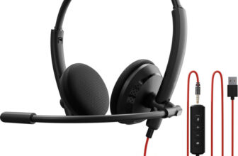 ZEBRONICS VCX101 Wired Headphone with Adjustable Mic, 27mm Drivers, 2.8m Cable, Mobile/PC Wired Gaming(Black, On the Ear)