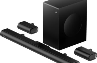 boAt Aavante Prime 5.1 5000DA with Dolby Atmos 500 W Bluetooth Soundbar(Premium Black, 5.1 Channel)