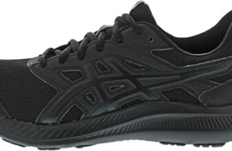 ASICS Mens JOLT 4 Black/Black Running Shoes – 12 UK (1011C124.001)