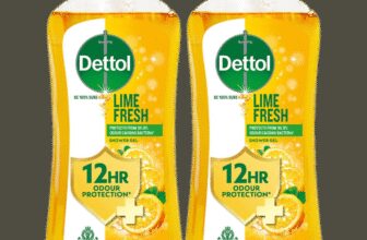 Dettol Lime Fresh Body Wash Combo and Shower Gel for Men, Women, protects from bacteira(2 x 250 g)