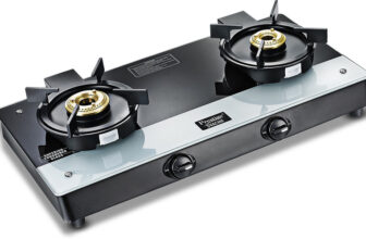 Prestige Svachh Duo GTSD 02 with Liftable & Superior Toughened Glass Manual Gas Stove(2 Burners)