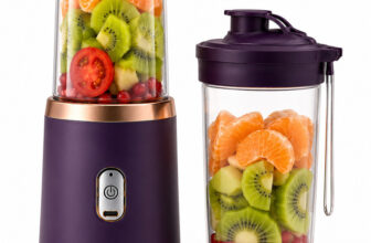 NutriPro Electric Fruit Juicer l USB Rechargable 2000 mAh Battery l Powerful Motor 25 W Juicer(Portable Juicer for Smoothies,Shakes,Juices_new | 2 Jars | Multicolor)