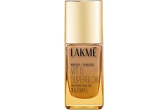 Lakme Makeup+Skincare VitC Superglow Skin Perfecting Tint Warm Beige W240 25ml