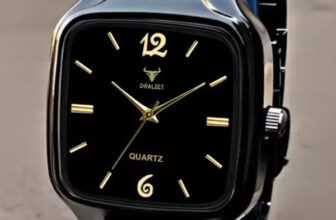DRALIET RD-9102 Elegant Series Square Quartz For /Boys Analog Watch  – For Men