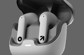 GOBOULT Z40 with ENC Mic, 60Hr Battery, Metal Finish, Low Latency, 5.3v Bluetooth(White, True Wireless)
