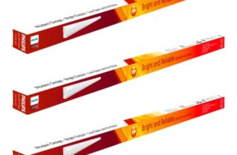 PHILIPS Ujjwal 20-watt LED Batten/Tubelight | LED Tubelight for Home | Compact 4ft LED Batten | Cool Daylight, Pack of 3