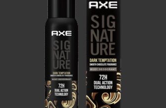 AXE Signature Dark Temptation Deodorant No Gas Body Perfume Body Spray  –  For Men(154 ml)