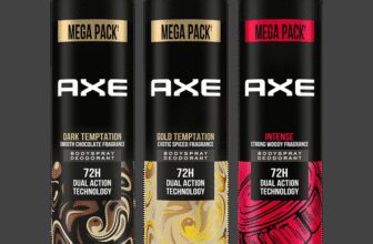 AXE Gold Temptation, Dark Temptation and Intense Deodorant Spray  –  For Men(645 ml, Pack of 3)