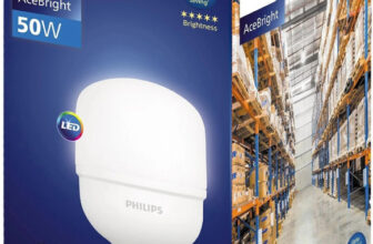 PHILIPS 50 W Eye Safety Compliance Mushroom B22 LED Bulb(White)