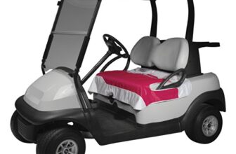 Classic Accessories Fabric Fairway Golf Cart Seat Blanket/Cover, Perfect Pink