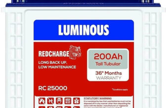LUMINOUS 36 Months Warranty Tubular Inverter Battery(200 Ah, RC25000)