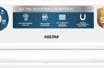 Voltas 2026 Model 1.5 Ton 5 Star Split Inverter AC(185INV CAQ(4504116), Pearl Maroon, White)