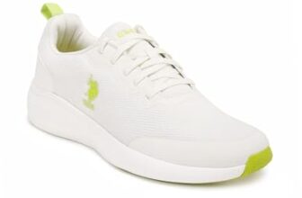 U.S. Polo Assn. NILS Men’s Off White Lace-Up Sneakers UK/11-(2FD22603A01)