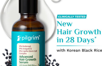 Pilgrim Advanced Hair Growth Serum With Rosemary & Korean Black Rice For Men & Women(50 ml)