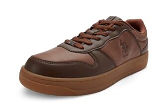 U.S. POLO ASSN. Mens USPA| Jaxon ME. Brown| Stylish Casual Sneaker Shoes for Man, 11 UK