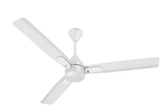 Crompton Energion Caelum 1200mm BLDC Ceiling Fan | Remote & Regulator Control | Multiple Fan Pairing on Remote | BEE 5 Star Rated| High Air Delivery | Low Noise | 4 Years Brand Warranty | Silver White
