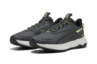 PUMA | Extend Lite Trail Running Shoes | Dusky Gray-Fizzy Light | 7UK