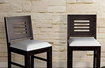 Winntage Furniture Sheesham Wood Dining Chair Multipurpose Dining Room Furniture Wooden Cushion Chair for Living Room Study Room Home and Office (Set of 2, Chestnut Finish) | 1 Year Warranty