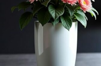 Emerald Tower Planter Indoor/outdoor – 14 Inch Tall plastic Tower Pot, Durable, Lightweight Planter For Home Office Garden Balcony Plant gamla/gamale (plant not included) (white, 14 INCH-1 pc tower)
