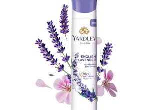 Yardley London English Lavender Refreshing Deodorant Body Spray For Women, 150ml